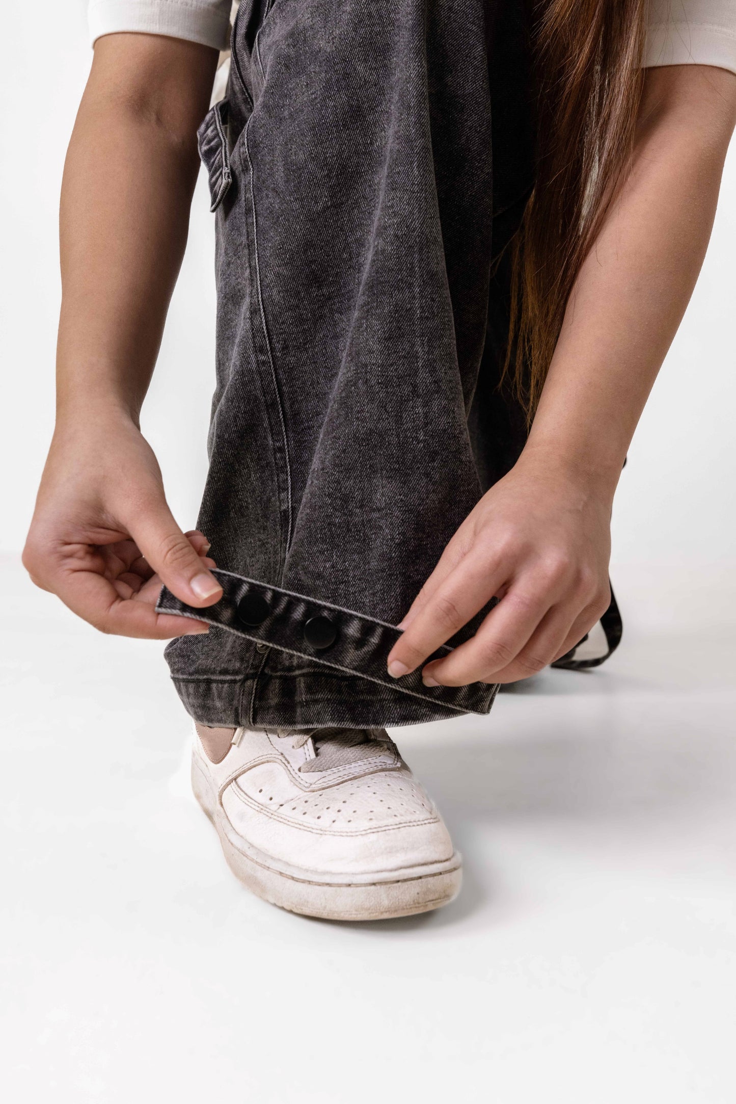 DENIM CARGO PANTS